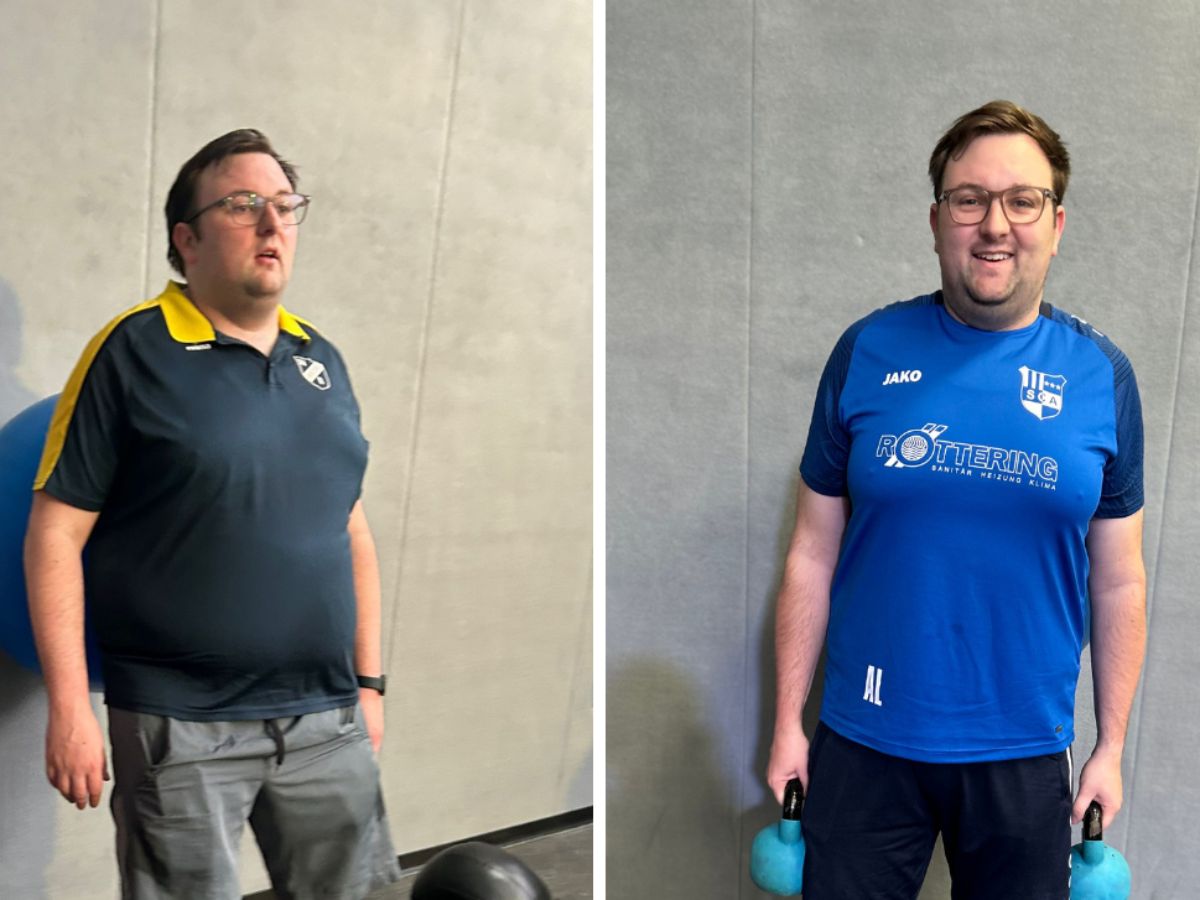 Alexander Löbker vor und nach seinem PROJEKT #ICH