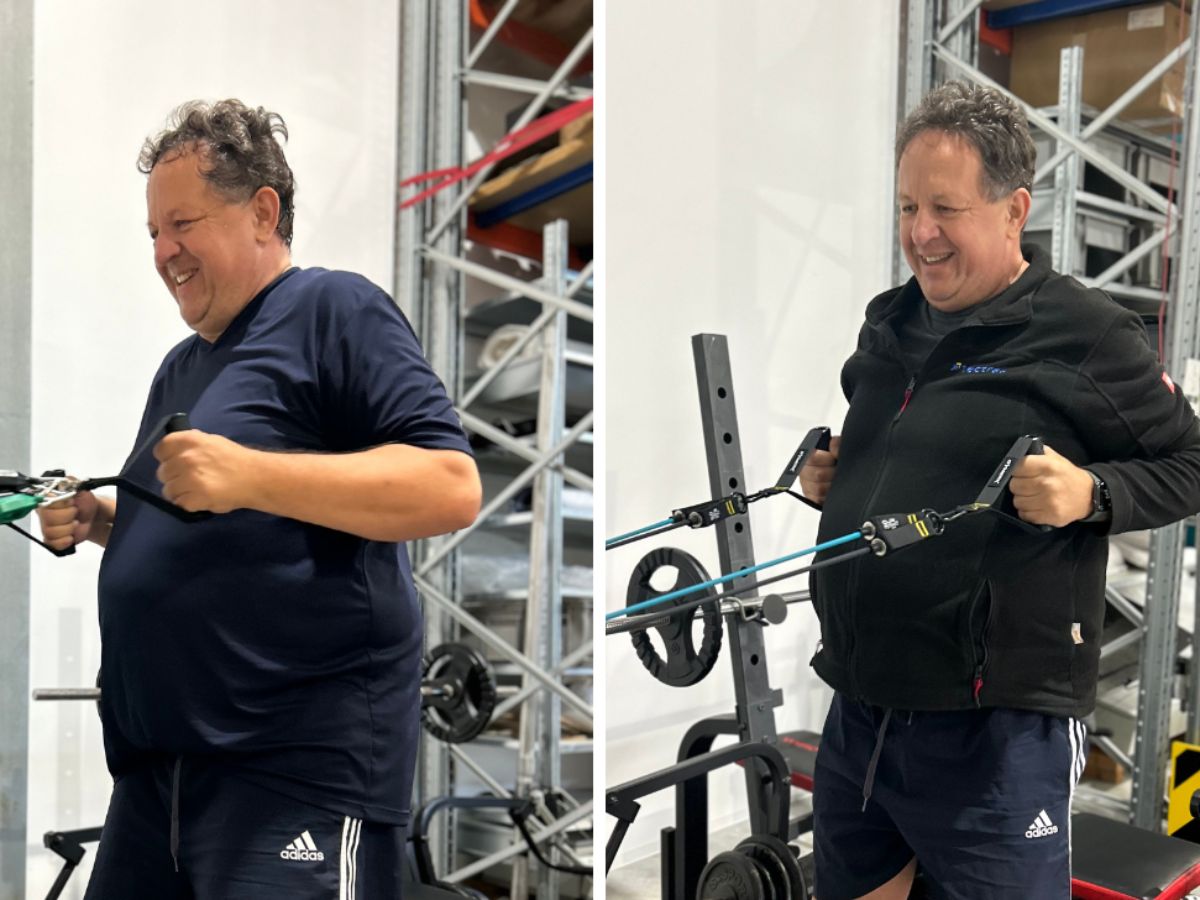 Carsten Kreuter vor und nach seinem PROJEKT #ICH