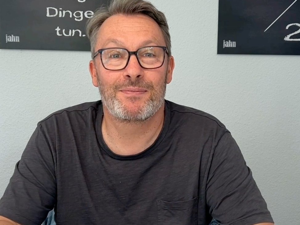 Eddy Niedick im Video-Feedback