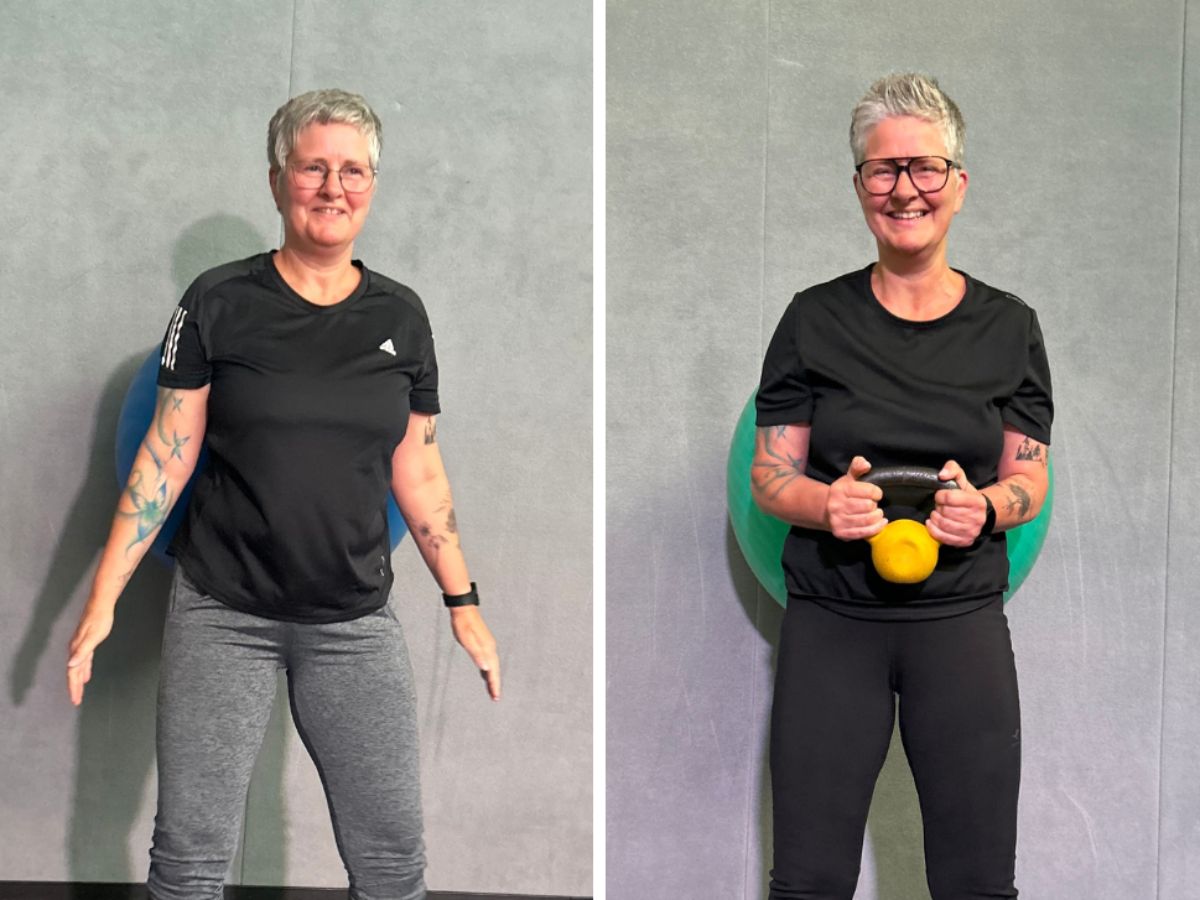 Kirsten Juwien vor und nach ihrem PROJEKT #ICH