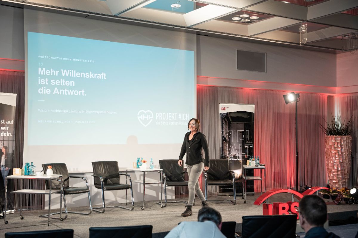 Keynote beim Wirtschaftsforum Münster 2026 — Mehr Willenskraft ist selten die Antwort